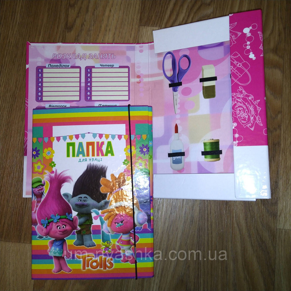 Папка для праці А4 об'ємна ламінована на гумці Кривий Ріг - фото 1