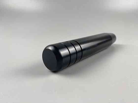 Насадка для важеля КПП чорна 13 см, ергономічна ручка для коробки передач із 3 універсальними штуцерами Мукачево