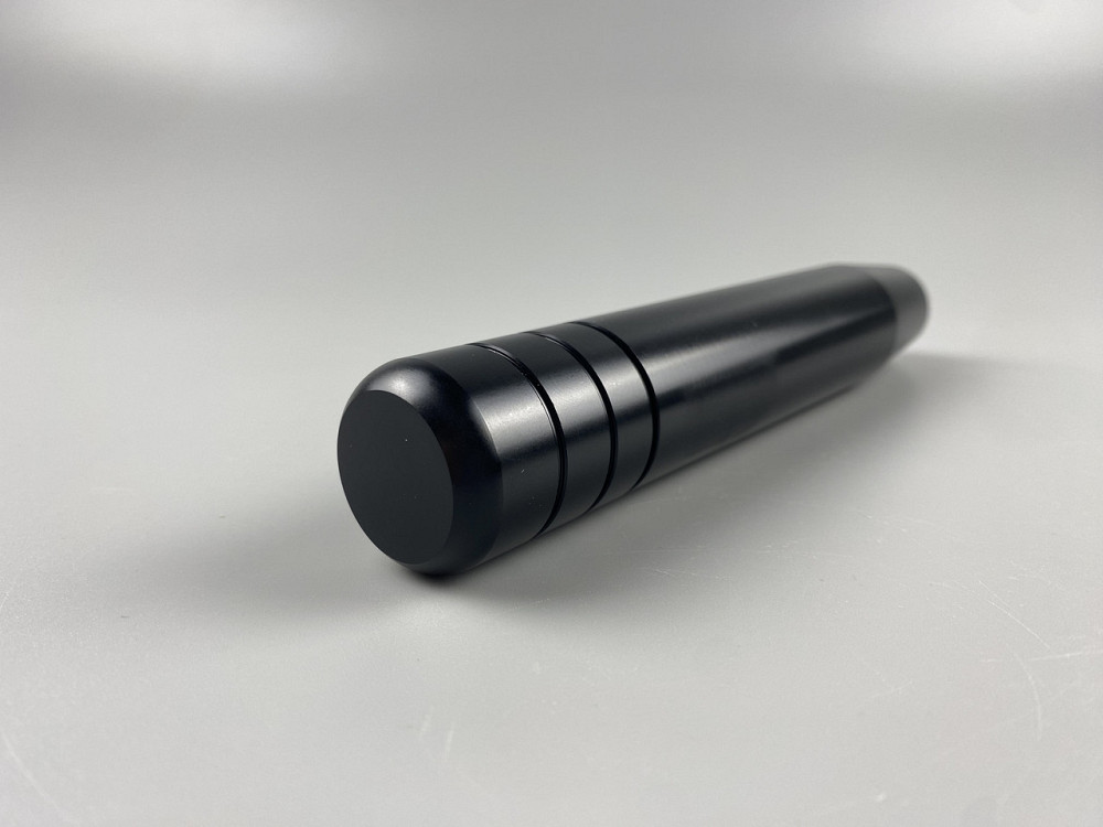 Насадка для важеля КПП чорна 13 см, ергономічна ручка для коробки передач із 3 універсальними штуцерами Мукачево - фото 4