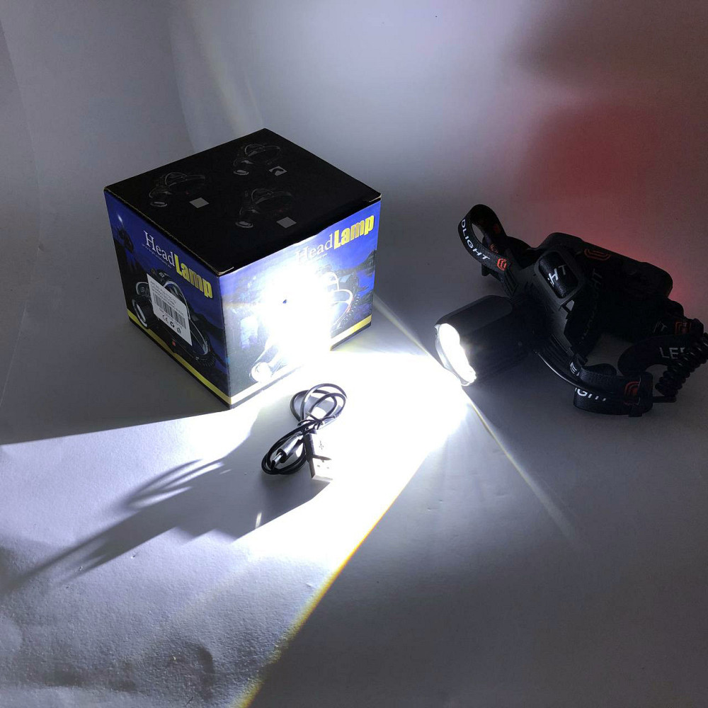 Мощный фонарик светодиодный на голову PLD-T115-PM30-TG, Налобный фонарь для рыбалки кемпинга MT-29 Киев - изображение 4