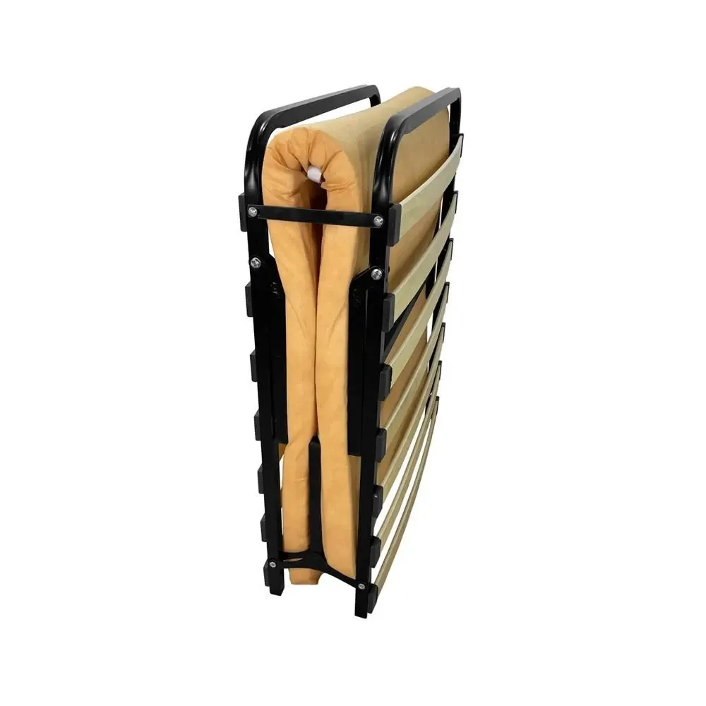 Раскладушка SimpleSteel 80 x 190 см С ортопедическим матрасом и каркасом Бежевый Киев - изображение 5