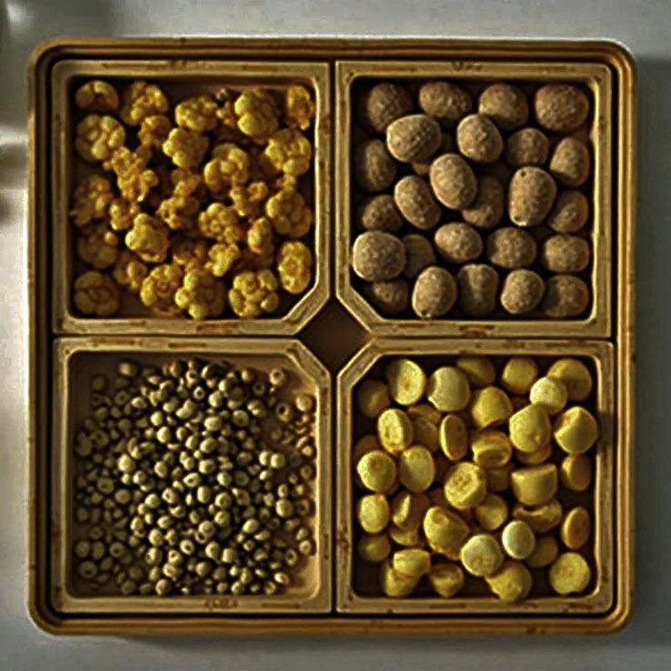 Менажница деревянная 