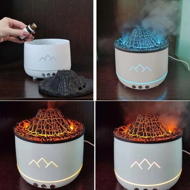 Зволожувач повітря з підсвічуванням для створення атмосфери, Компактний дитячий зволожувач KE-89 Львів - фото 6