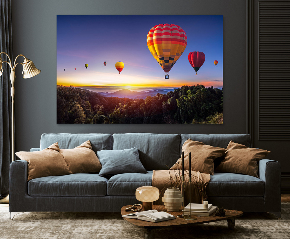 Картина холст в гостиную / спальню  Повітряні кулі    MLP_328 60x100 см Киев - изображение 3