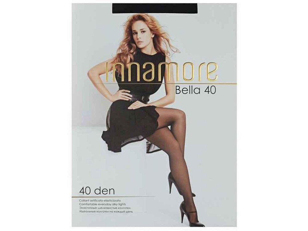 Колготки черный/nero женские полиамидные классические Bella 40 р.6 ТМ INNAMORE Киев - изображение 1