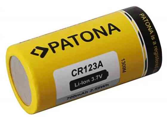 Акумулятор Patona CR123A (16340) 700mAh 3.7V (Жовтий) Вінниця