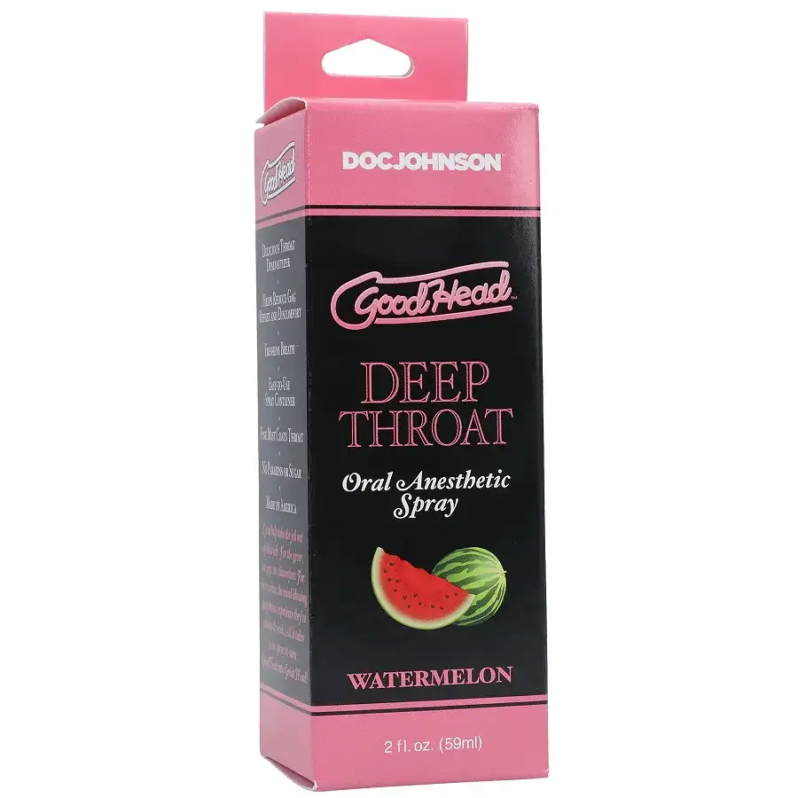 Спрей для мінету Doc Johnson GoodHead DeepThroat Spray - Watermelon 59 мл для глибокого мінету Львів - фото 3