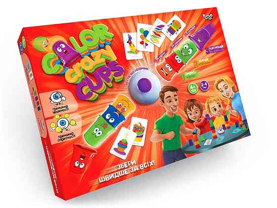 Настільна розважальна гра "Color Crazy Cups" укр (5), шт Київ