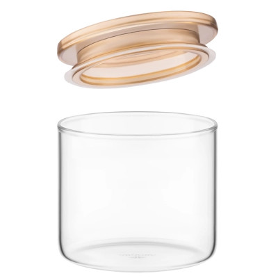 Банка Ardesto Fresh 500 мл, скло, пластик, прозорий (AR1305SFM) Вінниця - фото 2