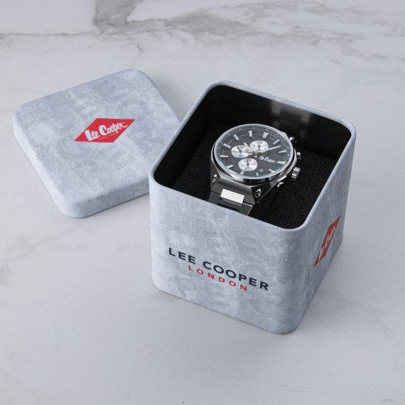 Чоловічий водостійкий наручний годинник Lee Cooper Ice (Сріблястий) Вінниця - фото 6