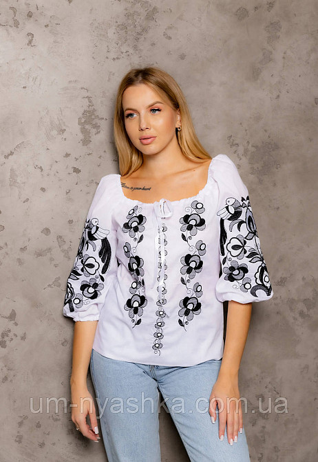 Блузка з вишивкою вишиванка "Флоренція" жіноча Кривий Ріг - фото 1