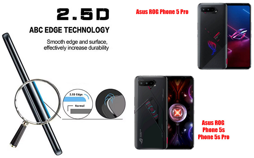 Захисне скло ArmorGlass для Asus ROG Phone 5 Pro, Phone 5s, Phone 5s Pro – стійке до подряпин та ударів Київ - фото 2