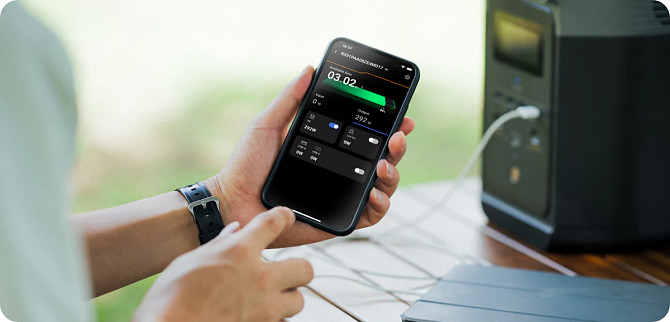 Додаткова батарея EcoFlow DELTA 2 Extra Battery ZMR330EB 1024 Вт·год для портативної електростанції, збільшення ємності, LiFePO4 акумулятор Николаев - изображение 10