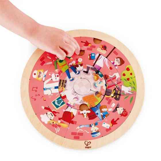 Дерев'яний пазл Hape Місто професій (E1624) Харків