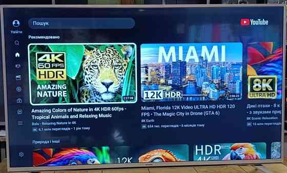 Телевізор SHARP 49" 4K Smart TV Wi-Fi T2. Харків