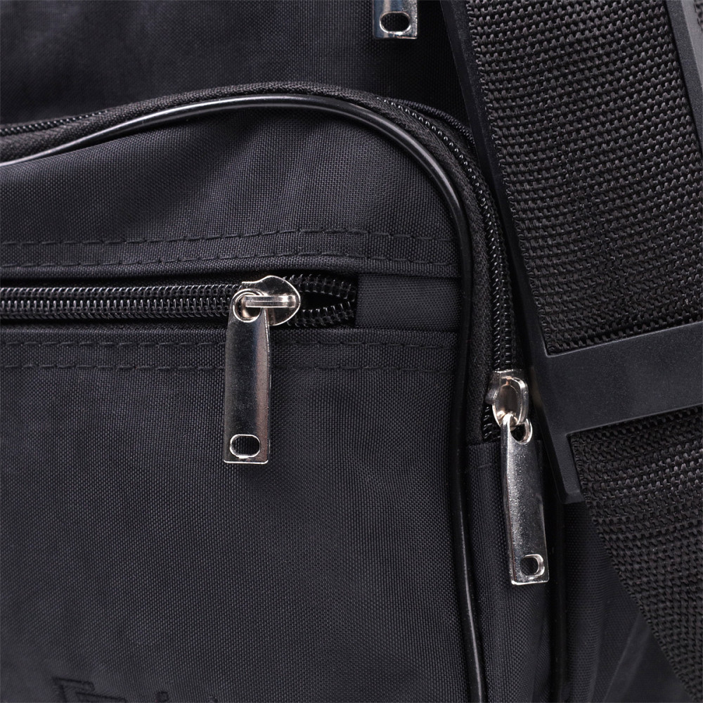 Мужская сумка с надежной пластиковой ручкой из полиэстера FABRA 22587 Черный Киев - изображение 8