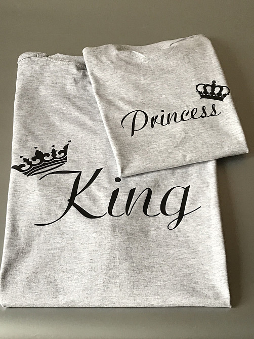 Футболки в стилі Family look для тата та дитини — King/Princess Чернівці - фото 2