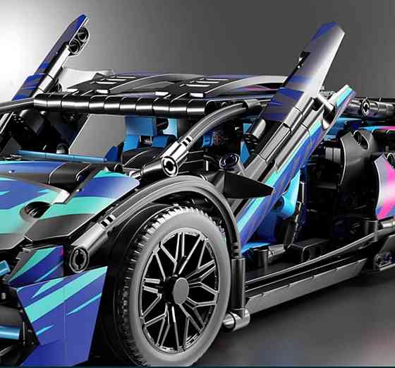 Конструктор машинки Lamborghini Cyberpunk, на радио управление, маштаб 1:14 ламба киберпанк Киев