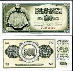 Югославія / Yugoslavia 500 Dinar 1981 Pick 91b UNC Полтава