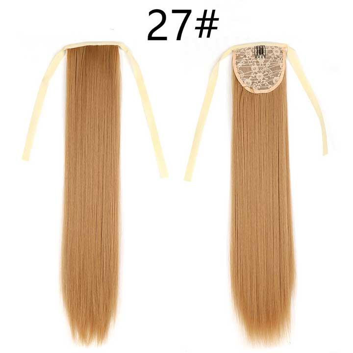 Шиньйон накладний хвіст на стрічці Didaka пряме волосся 60 см "Пшеничний блонд" Вінниця - фото 4