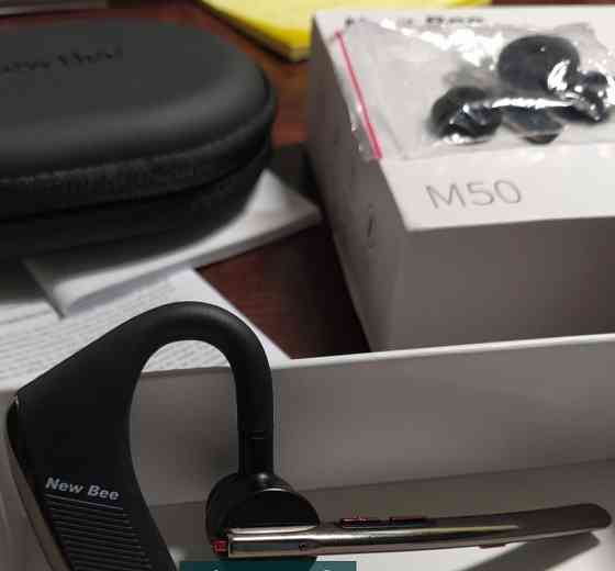 Bluetooth Гарнитура NEW Bee M50 двойной микрофон , наушники. Киев