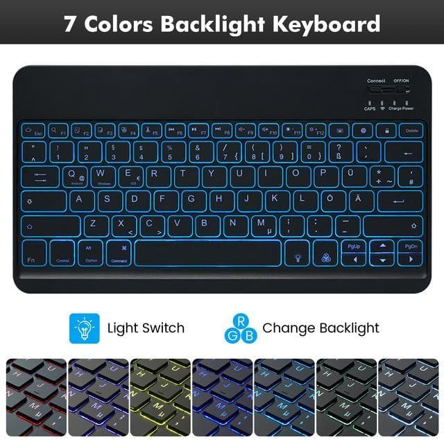 Фирменный чехол-клавиатура для Samsung Galaxy Tab S10+ /S9+ Plus /Tab S9 FE+12.4 дюй SM-X810/SM-X816B/SM-X818U/SM-X616B 2023 Днепр - изображение 6