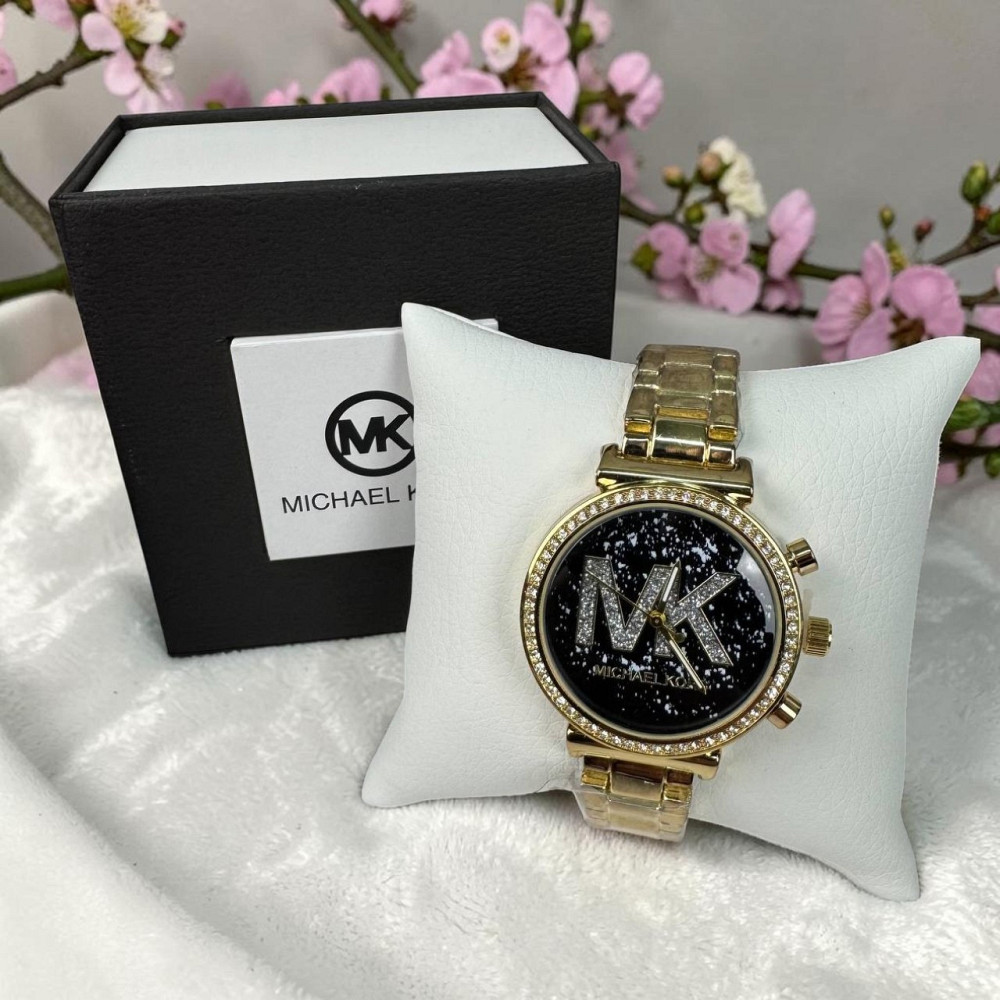 Жіночий наручний годинник Michael Kors стиль. Якісний годинник на руку для дівчат у коробочці Майкл Корс ( 22826 ) Харьков - изображение 1
