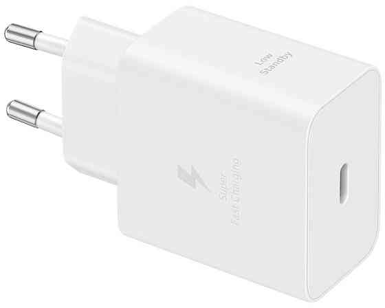 Мережевий зарядний пристрій Samsung 45W Compact Power Adapter (w C to C Cable) EP-T4511XWEGEU White (7194664) Київ