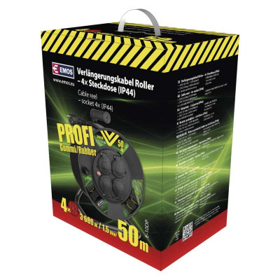 Мережевий подовжувач EMOS катушка 4 роз., 50 м (P08250) Вінниця - фото 5