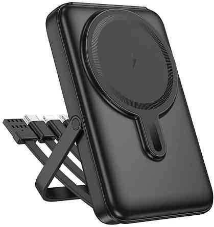 Повербанк Hoco J135 10000mAh MagSafe 15W підставка кабелі. Харків