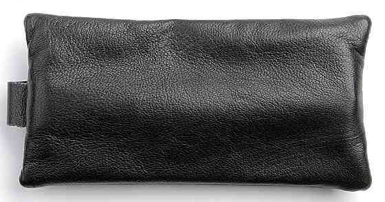 Містка ключниця з натуральної шкіри Shvigel 15203 Чорна Київ