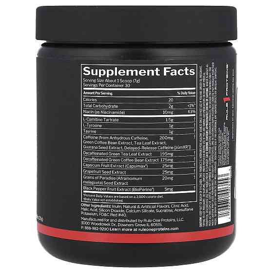 Жиросжигатель Rule One Burn 210 gram (Snow Cone) Луцк