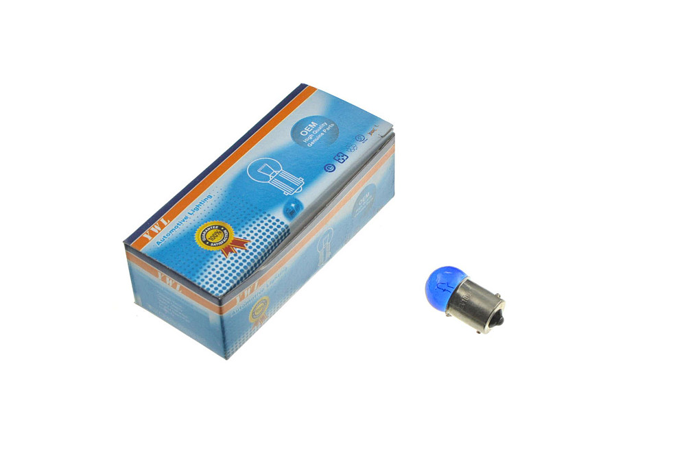 Лампа G18 (поворот, габарит) 12V 10W (синя) YWL Киев - изображение 1