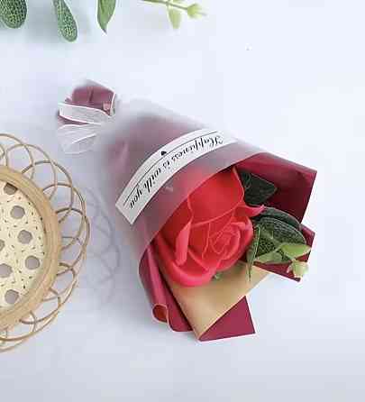 Мило-букет "Троянда" Червоний Сміла