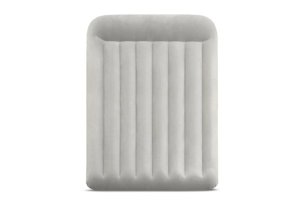 Надувне двомісне ліжко Intex з вбудованим електронасосом 203 х 152 х 30 см. Київ - фото 2