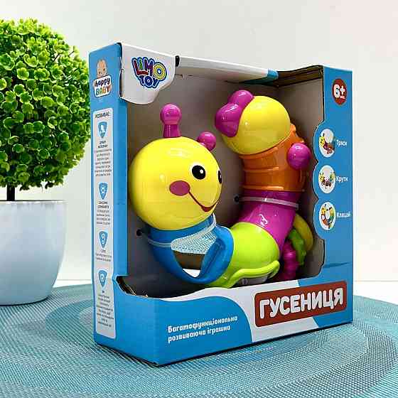 Брязкальце Гусениця-логіка з 6 секцій Вид 2 (9182) Чернигов
