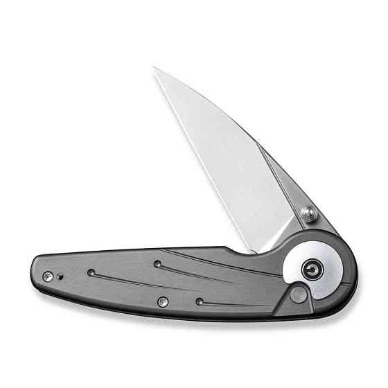 Ніж складаний туристичний Civivi Starflare, (8.4 см) Nitro-V / Aluminum сірий Киев
