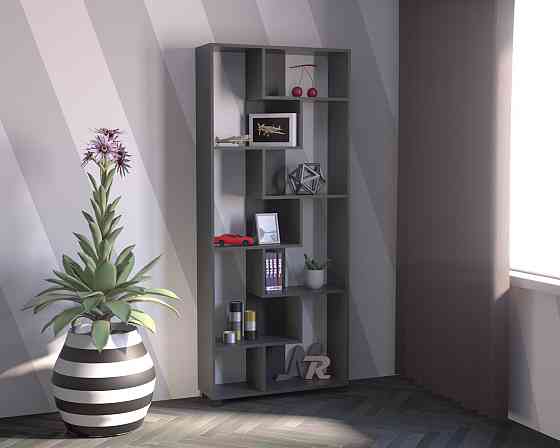 Стеллаж ОС-4, Антрацит, 800/250/1900 Львов
