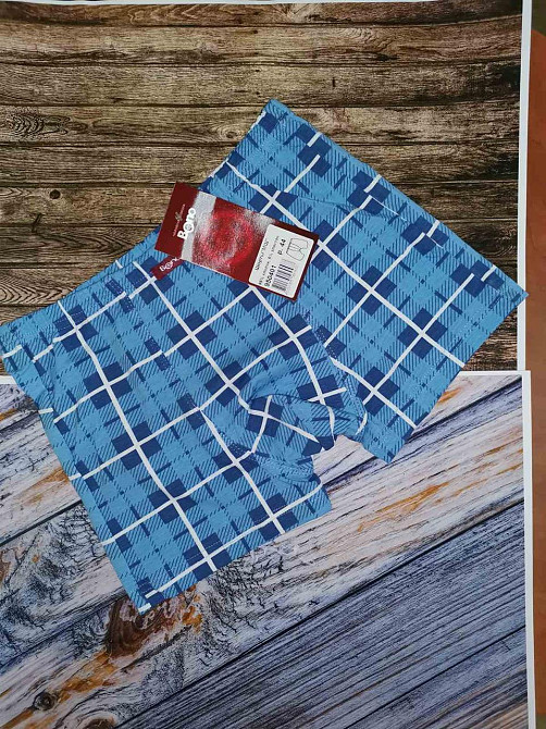 Трусы мужские шорты Bono 950323 54, Клетка Киев - изображение 1