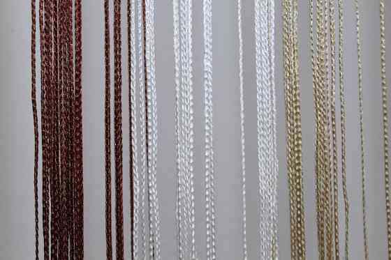 Штори-нитки "Кісея" Коричневий з бежево-білим 300х300см 1 шт (61-009) Київ