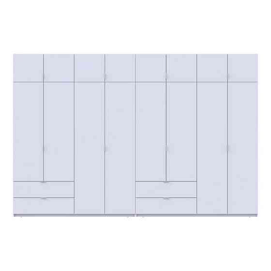 Шафа для одягу Doros Лукас Біла 4+4 ДСП 360х50х240 DRS-011692 (42005142) Львів