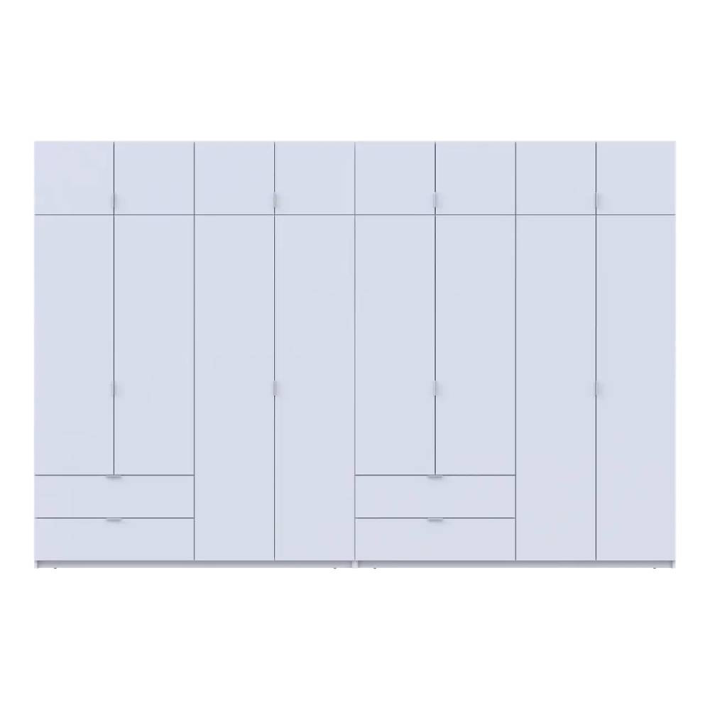 Шафа для одягу Doros Лукас Біла 4+4 ДСП 360х50х240 DRS-011692 (42005142) Львів - фото 4