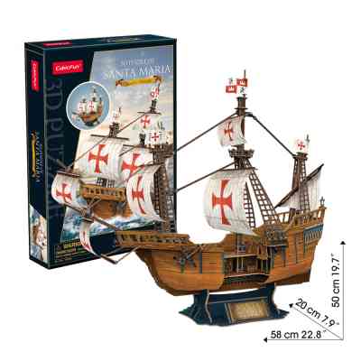 Пазл Cubic Fun 3D корабль Санта-Мария (T4038h) Винница
