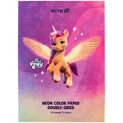 Цветная бумага Kite А4 неоновая My Little Pony (10 листов/ 5 цветов) (LP24-252) Винница