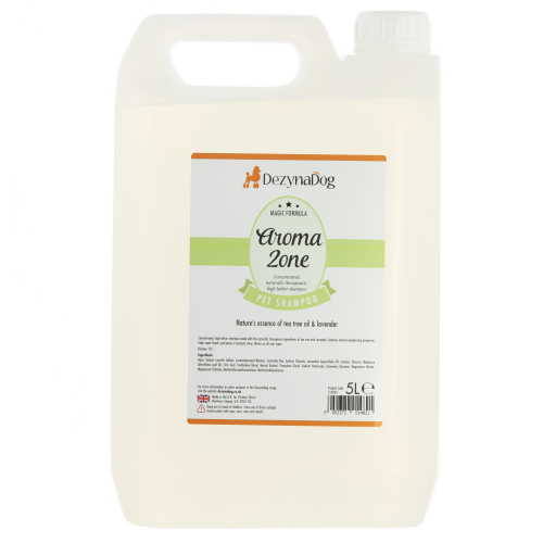Шампунь Dezynadog Aromazone Therapeutic лікувальний та заспокійливий для будь якого типу шерсті з репелентною дією 5л Київ - фото 1
