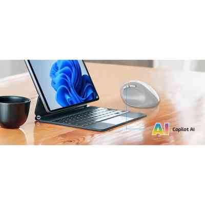 Мышка Genius Ergo 8350S AI Silent Wireless White/Grey (31030041401) Винница