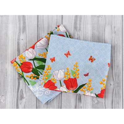 Полотенце Руно вафельное набивное Весенние цветы -1, 45х80 см (202.15_Весняні квіти_1) Винница - изображение 6