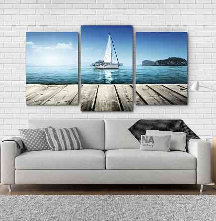 Модульная картина Яхта Art-68_3 Киев