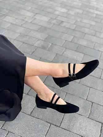 Zemira Балетки жіночі ZEMIRA 01179 чорні (весна-осінь, замша натуральна) (5438) 39 Коломия