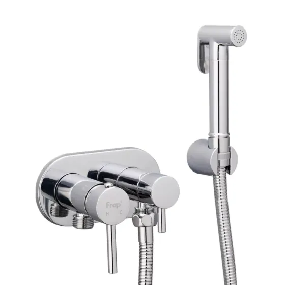 Гігієнічний душ Frap F7508 з приладовим краном 1/2", хром Київ